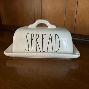 RAE DUNN White Butter Dish